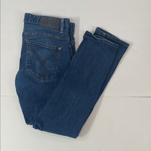 Calvin Klein Jeans Men's Dark Blue Straight Jeans